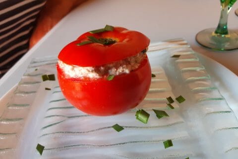 Cliquez pour zoomer ! Tomates farcies au thon au Thermomix