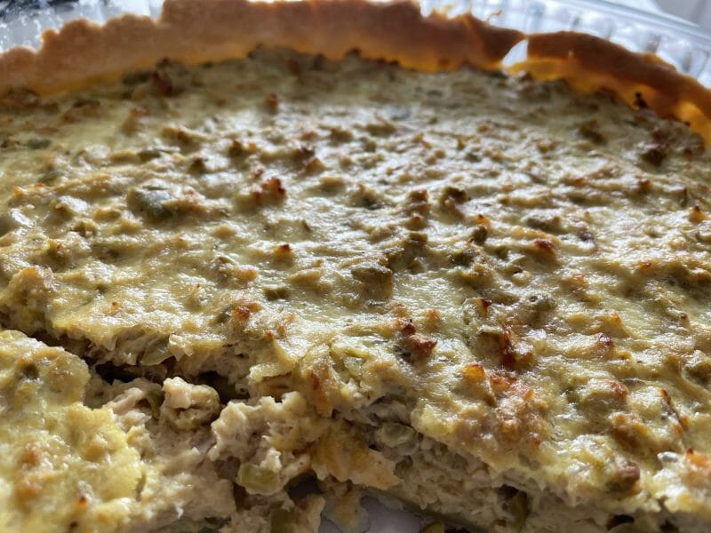 Cliquez pour zoomer ! Quiche au thon et aux olives vertes Thermomix par fonf