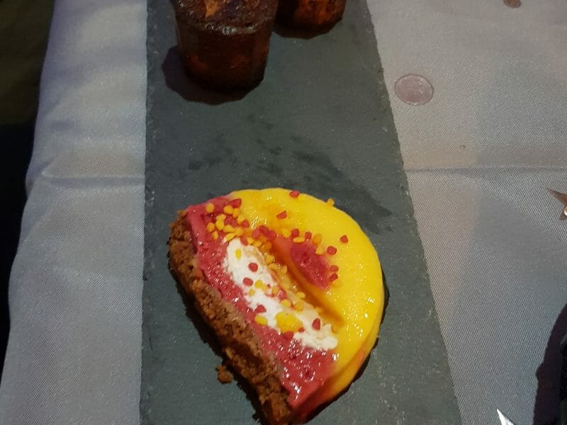 Cliquez pour zoomer ! Bûche glacée mangue et framboise Thermomix par Noahlexx