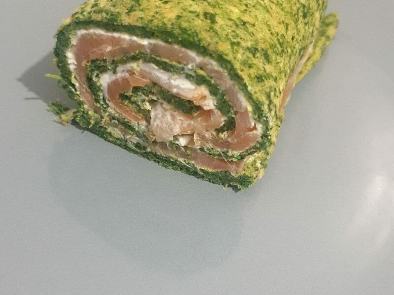 Cliquez pour zoomer ! Roulé aux épinards, saumon et Boursin Thermomix par eugenieDoucet