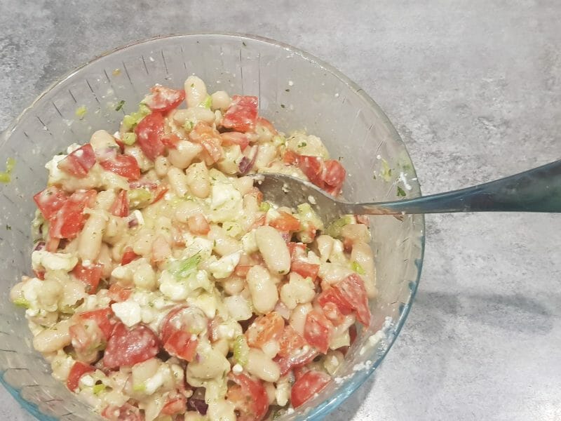 Cliquez pour zoomer ! Salade de pois chiches Thermomix par Gavotine34