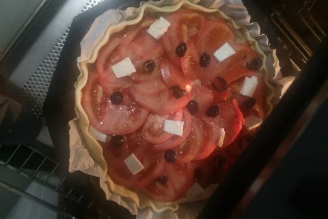 Cliquez pour zoomer ! Tarte tomates et amandes Thermomix par JennyBatmom