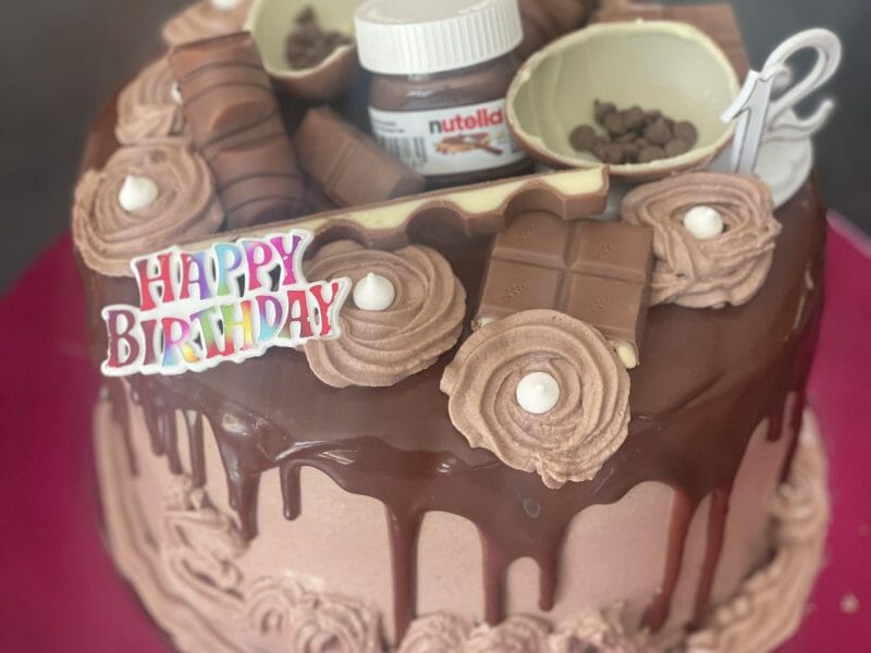 Cliquez pour zoomer ! Layer cake Kinder Bueno Thermomix par Djungle