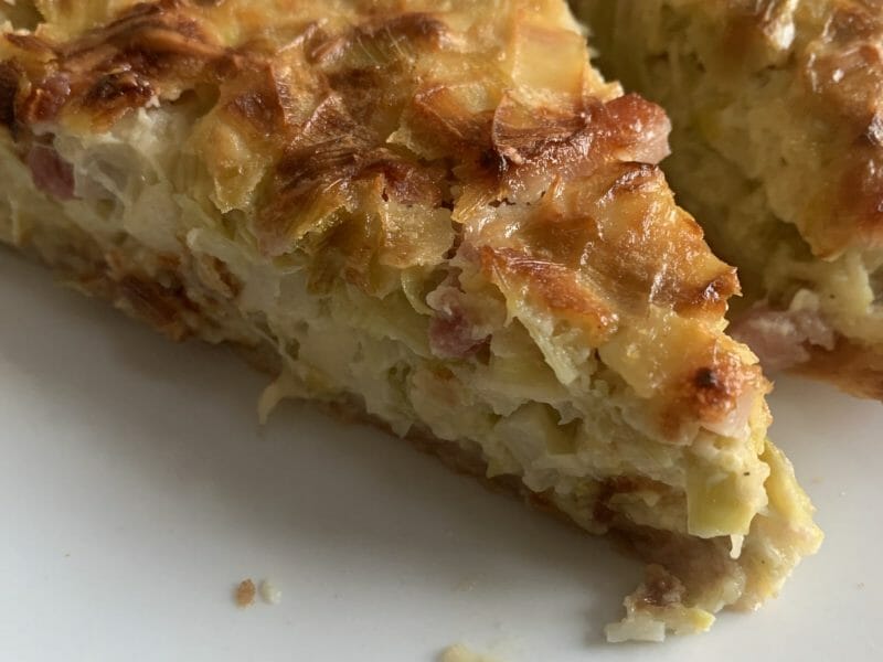 Cliquez pour zoomer ! Tarte aux poireaux Thermomix par emival