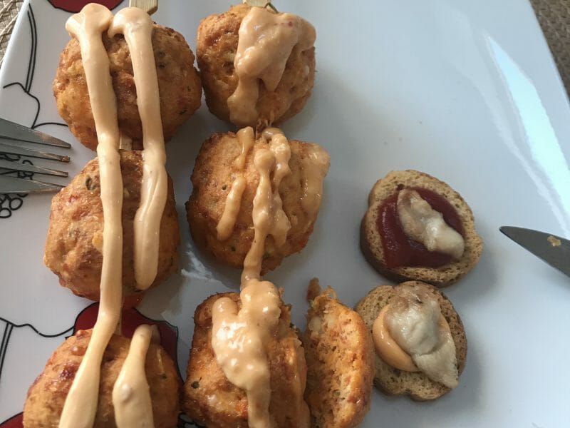 Cliquez pour zoomer ! Boulettes de poulet au chorizo Thermomix par emival