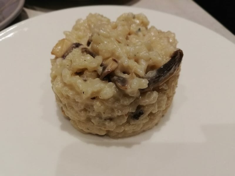Risotto au et champignons au Thermomix Cookomix