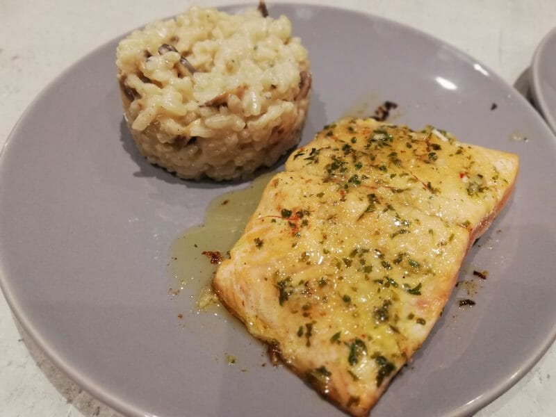 Cliquez pour zoomer ! Saumon au citron et à l’ail Thermomix par Noémie