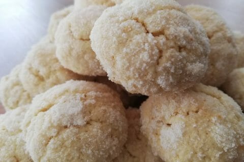 Cliquez pour zoomer ! Craquelés au citron au Thermomix