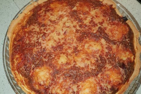 Cliquez pour zoomer ! Quiche Poireaux et Saumon Thermomix par Nanie47