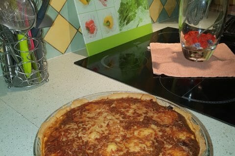 Cliquez pour zoomer ! Quiche Poireaux et Saumon Thermomix par Nanie47