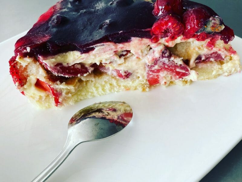 Cliquez pour zoomer ! Fraisier Thermomix par fabylix