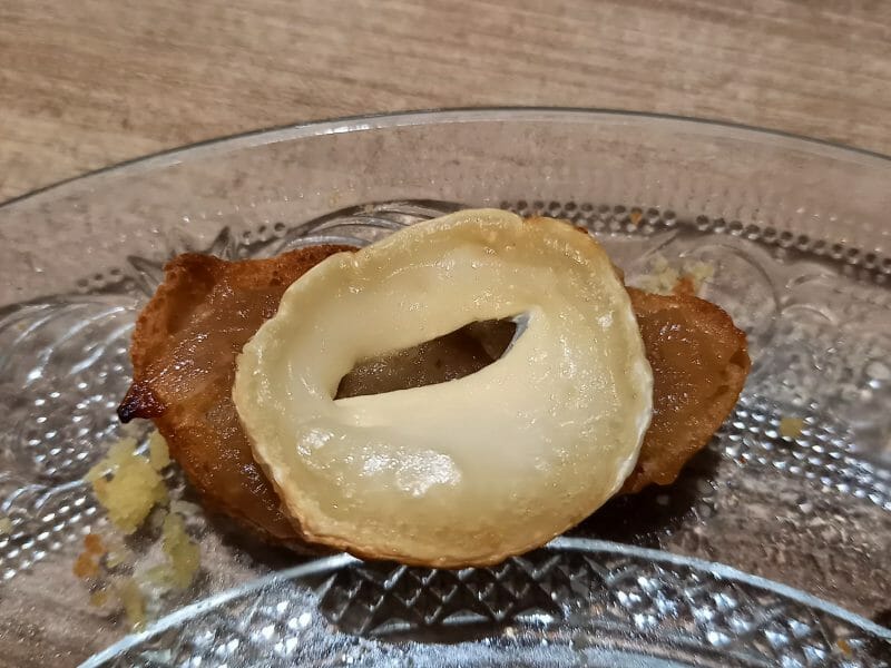 Cliquez pour zoomer ! Tartines échalotes et poires au chèvre Thermomix par gini000