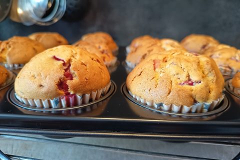 Cliquez pour zoomer ! Muffins aux fraises Thermomix par SpatioM