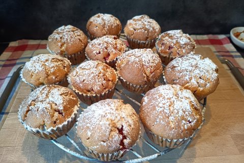 Cliquez pour zoomer ! Muffins aux fraises Thermomix par SpatioM