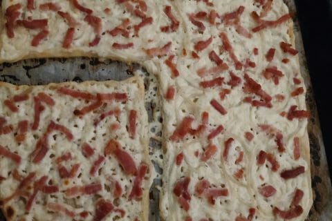 Cliquez pour zoomer ! Flammekueche traditionnelle Thermomix par AudreyGC