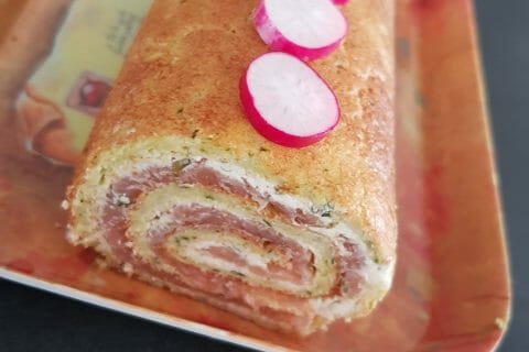 Cliquez pour zoomer ! Roulé aux courgettes et au saumon fumé Thermomix par Laeti👩🍳