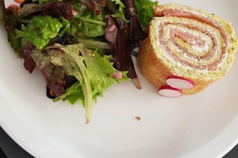 Cliquez pour zoomer ! Roulé aux courgettes et au saumon fumé Thermomix par Laeti👩🍳