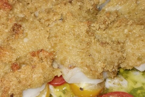 Cliquez pour zoomer ! Cabillaud en croûte d’olives vertes Thermomix par Laeti👩🍳