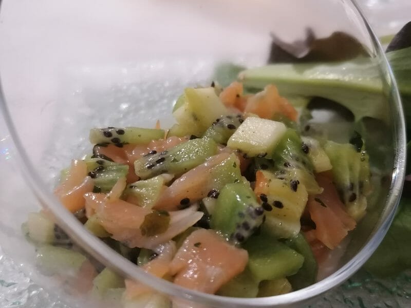 Cliquez pour zoomer ! Verrines au saumon et pommes granny Thermomix par petitesev