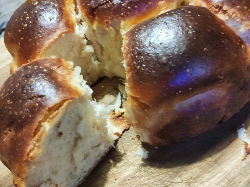 Cliquez pour zoomer ! Brioche sans beurre, sans oeufs Thermomix par Dimi_tri89