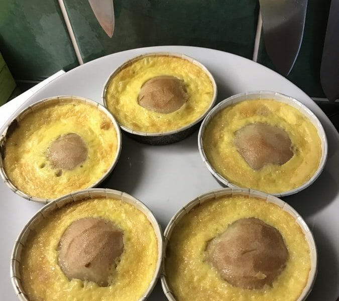 Cliquez pour zoomer ! Petits flans à la poire Thermomix par brutus