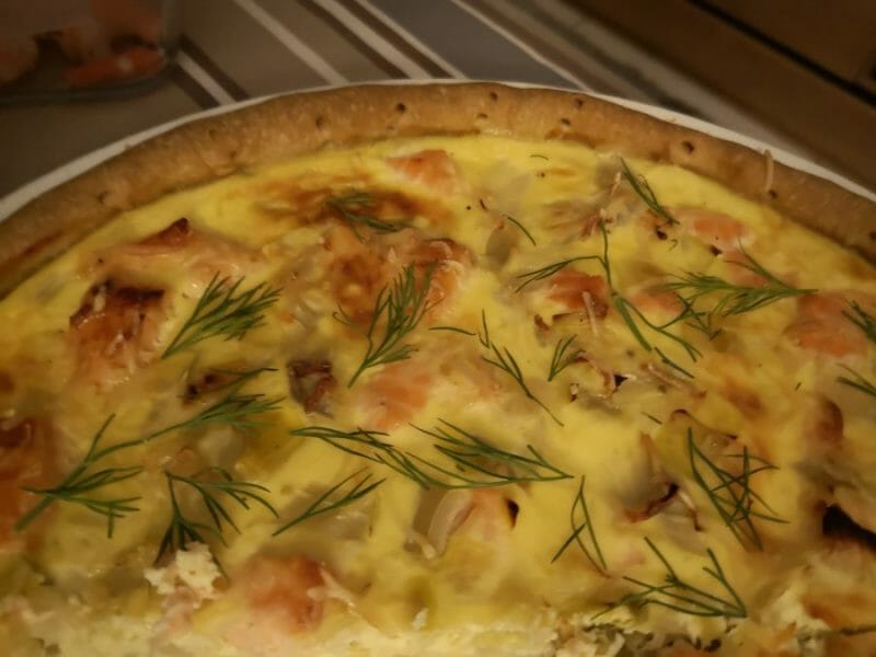 Cliquez pour zoomer ! Tarte au fenouil et saumon Thermomix par Frazziou