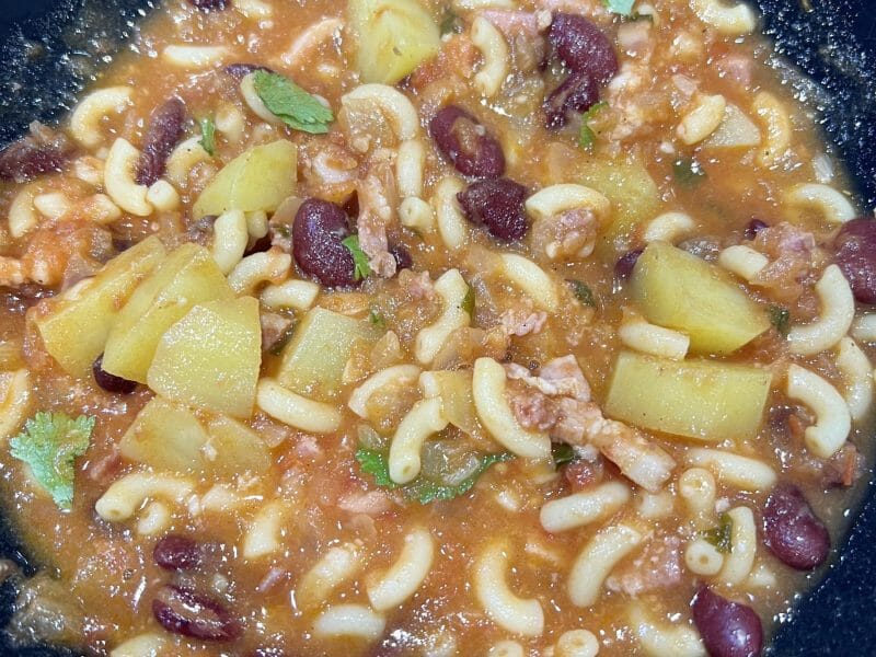 Cliquez pour zoomer ! Soupe aux haricots rouges et coquillettes Thermomix par ChristelleEmma