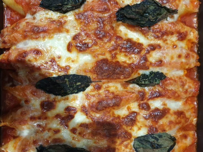 Cliquez pour zoomer ! Gratin de conchiglioni aux trois fromages Thermomix par Alessia Giulia