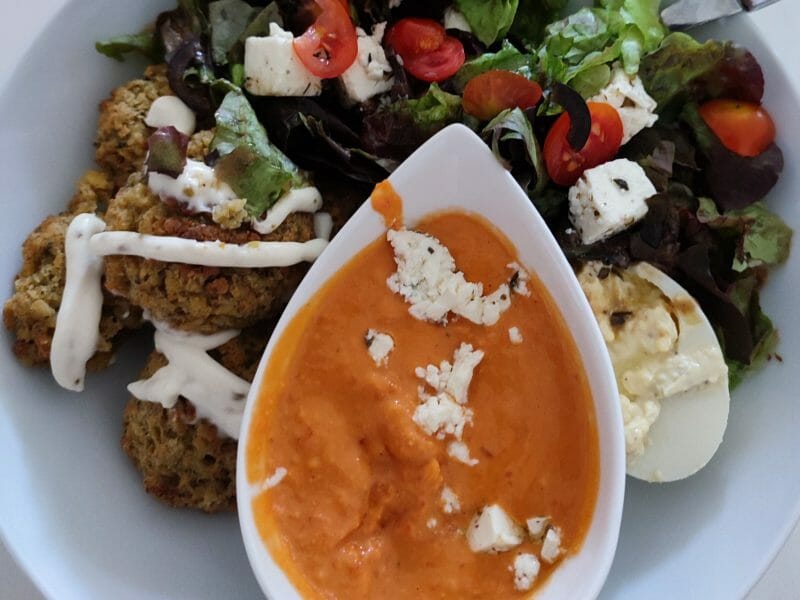 Cliquez pour zoomer ! Houmous aux poivrons rouges Thermomix par Lena