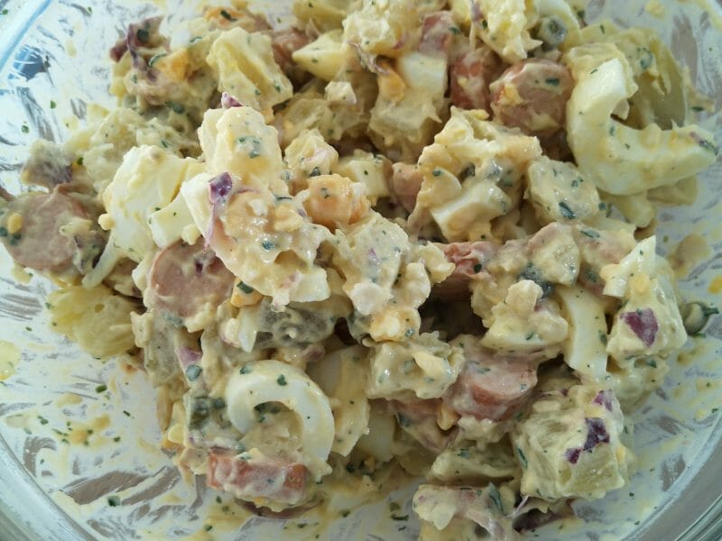 Cliquez pour zoomer ! Salade strasbourgeoise Thermomix par Chamout