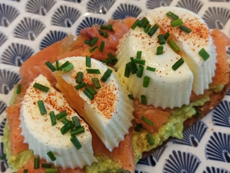 Cliquez pour zoomer ! Tartine avocat et oeuf mollet Thermomix par Bea601