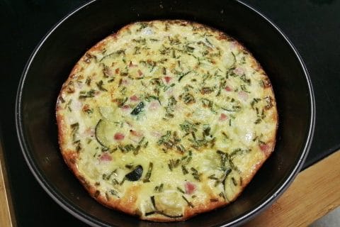 Cliquez pour zoomer ! Tortilla de courgettes Thermomix par Bea601