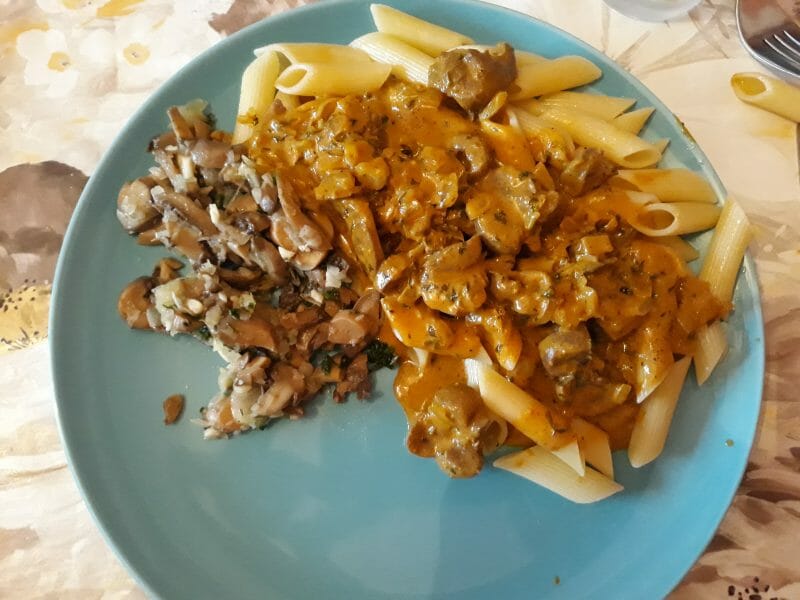 Cliquez pour zoomer ! Rognons de porc sauce madère Thermomix par Abbas