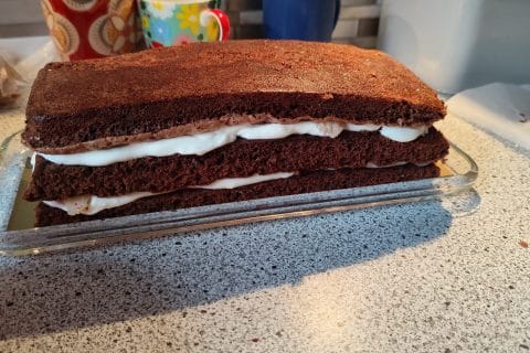 Cliquez pour zoomer ! Bûche forêt noire Thermomix par Anicook