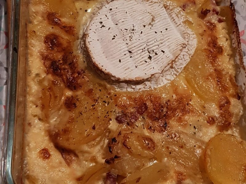 Gratin de pommes de terre à la normande au Thermomix - Cookomix