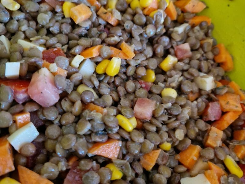 Cliquez pour zoomer ! Salade de lentilles Thermomix par etoile555