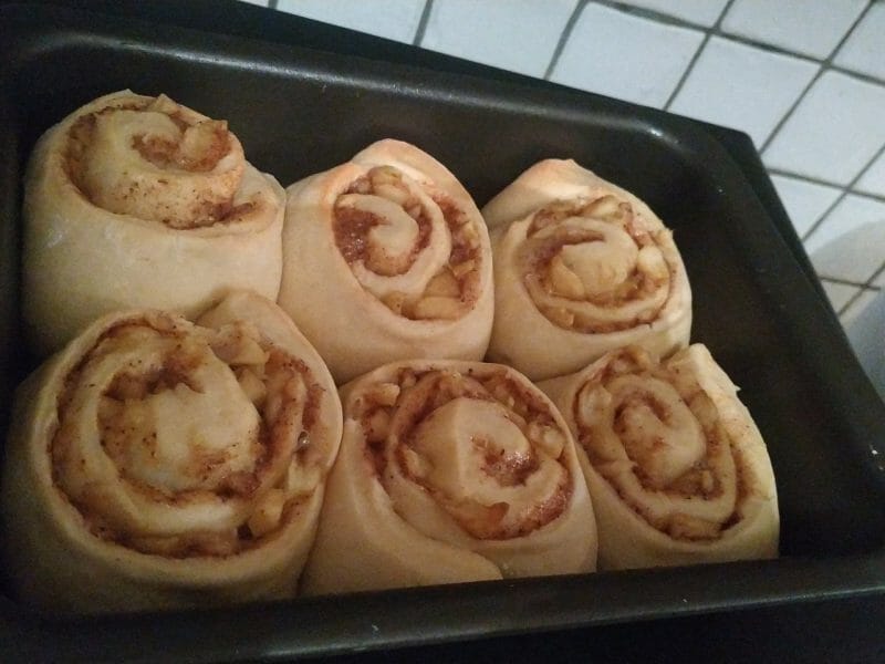 Cliquez pour zoomer ! Roulés aux pommes et à la cannelle Thermomix par Blandine