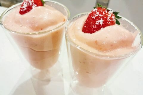 Cliquez pour zoomer ! Mousse de fraises Thermomix par Ninispowa