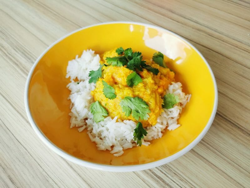 Cliquez pour zoomer ! Dhal de patate douce et de lentilles corail Thermomix par Ninispowa