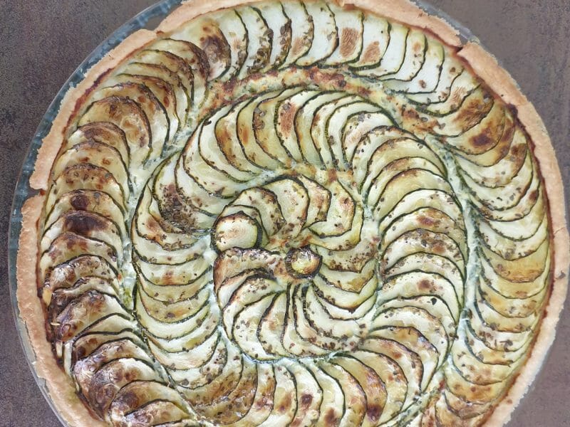 Cliquez pour zoomer ! Tarte courgettes et ricotta Thermomix par Lilibeurre