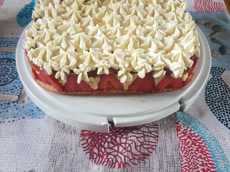 Cliquez pour zoomer ! Fraisier Thermomix par Mariar