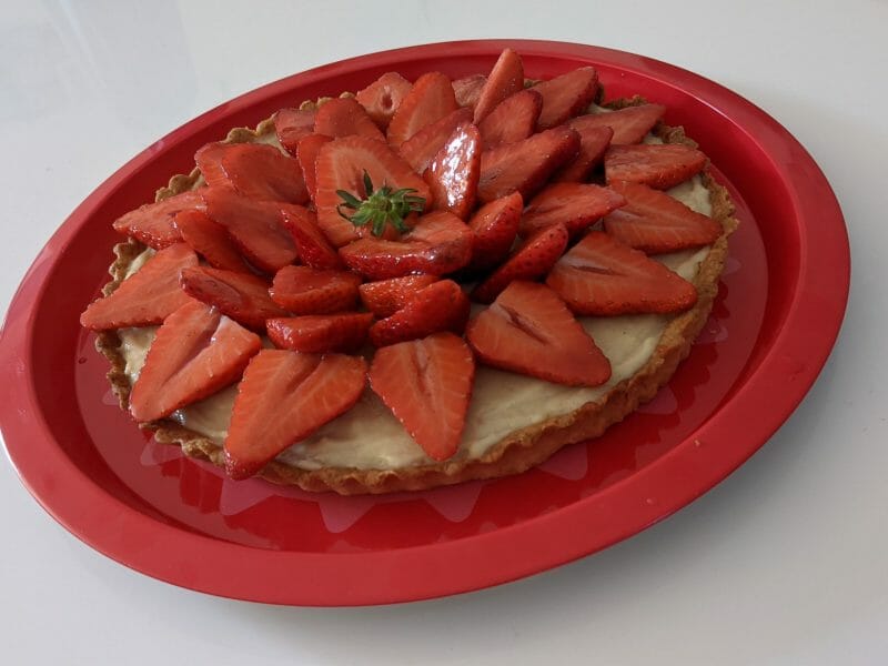 Cliquez pour zoomer ! Tarte aux fraises Thermomix par amande_etcetera