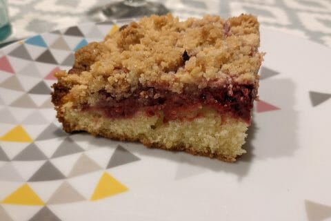 Cliquez pour zoomer ! Crumb cake framboises Thermomix par amande_etcetera