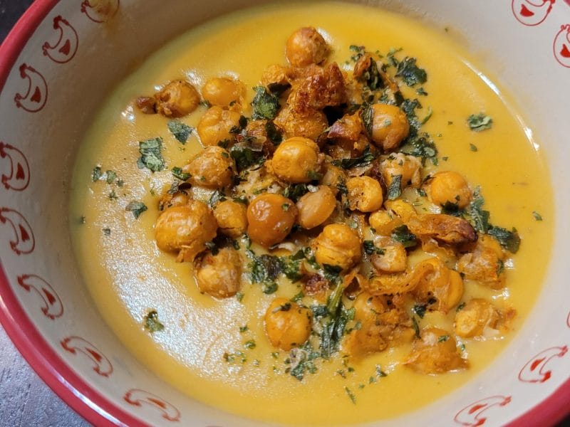 Cliquez pour zoomer ! Velouté de patate douce au lait de coco Thermomix par leeloo