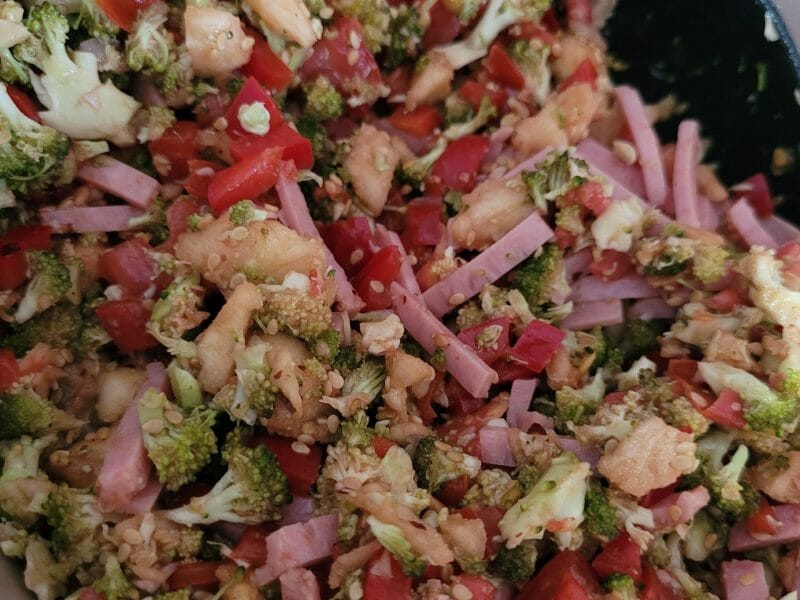 Cliquez pour zoomer ! Salade de brocolis Thermomix par leeloo