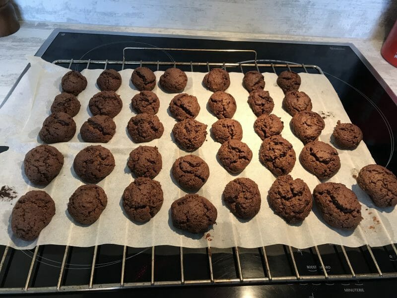 Cliquez pour zoomer ! Petits craquelés choco-menthe Thermomix par 260268@@@