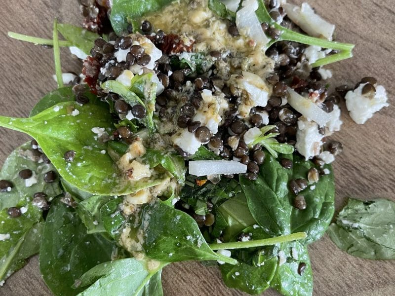 Cliquez pour zoomer ! Salade de lentilles à la grecque Thermomix par leaphi26