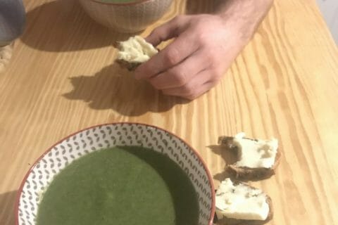 Cliquez pour zoomer ! Velouté de mâche au Thermomix