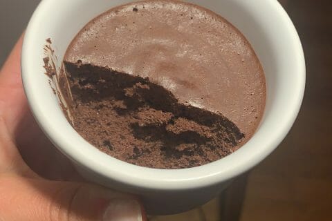 Cliquez pour zoomer ! Mousse au chocolat au jus de pois chiche au Thermomix