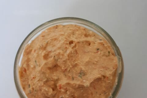 Cliquez pour zoomer ! Crème de poivrons à la feta au Thermomix
